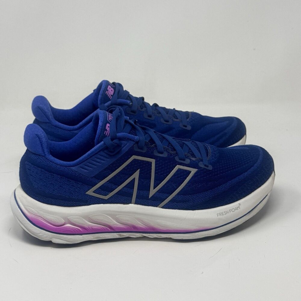 New Balance Fresh Foam X Vongo v6 Womens 9.5 M Blue White Running Sneakers Shoes